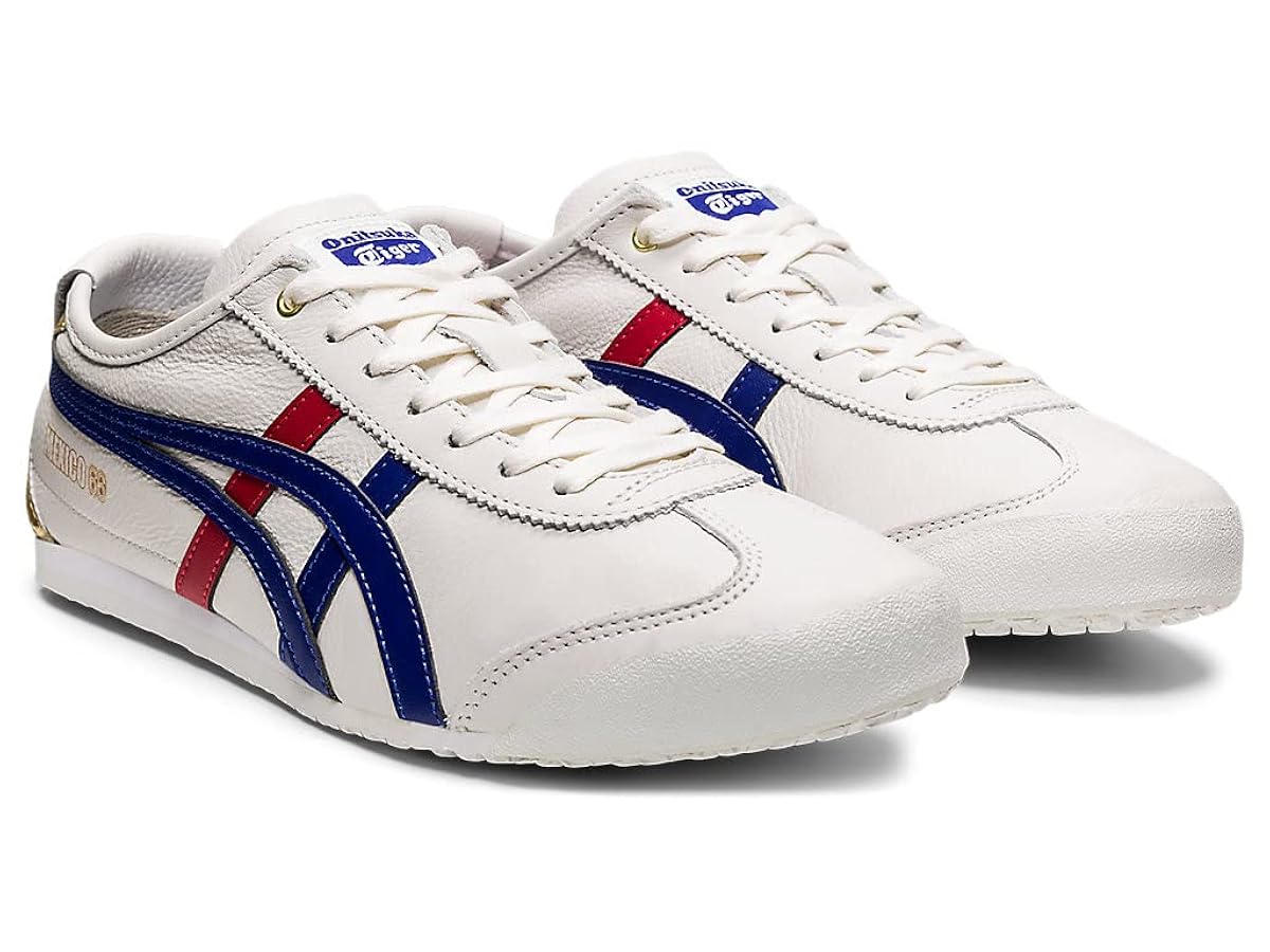 靴 Onitsuka Tiger MEXICO66 WHITE/BLUE 24.0 Onitsuka tiger MEXICO 66 Sneaker Leather THL202 Mexico WHITE